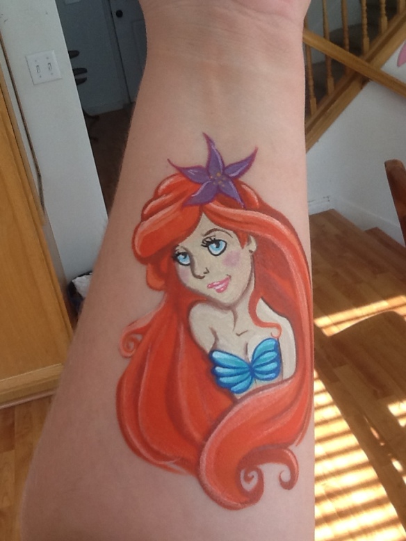 Little Mermaid face Paint